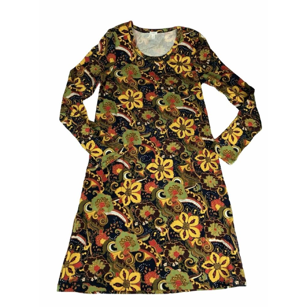 J. Crew Women's Dress Floral Long Sleeve Cotton S
